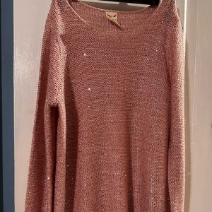 Pink Sequin Tunic